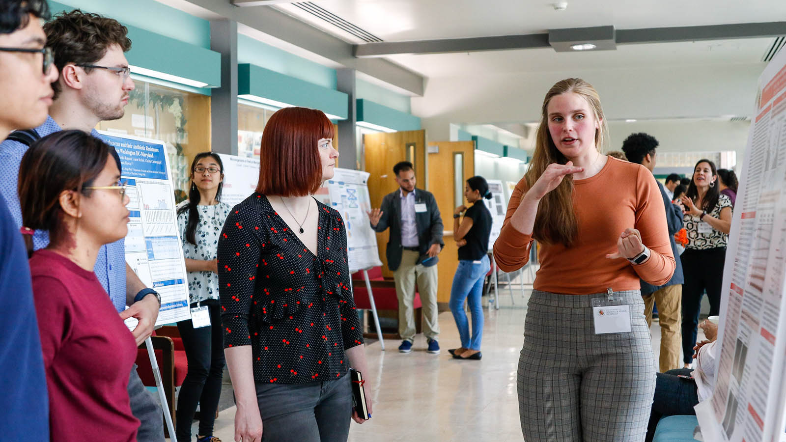 ANSC Grad student gives poster presentation